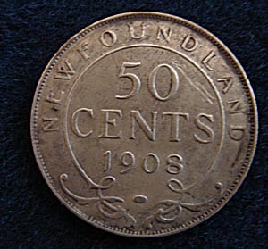 Newfoundland 50 cent coin