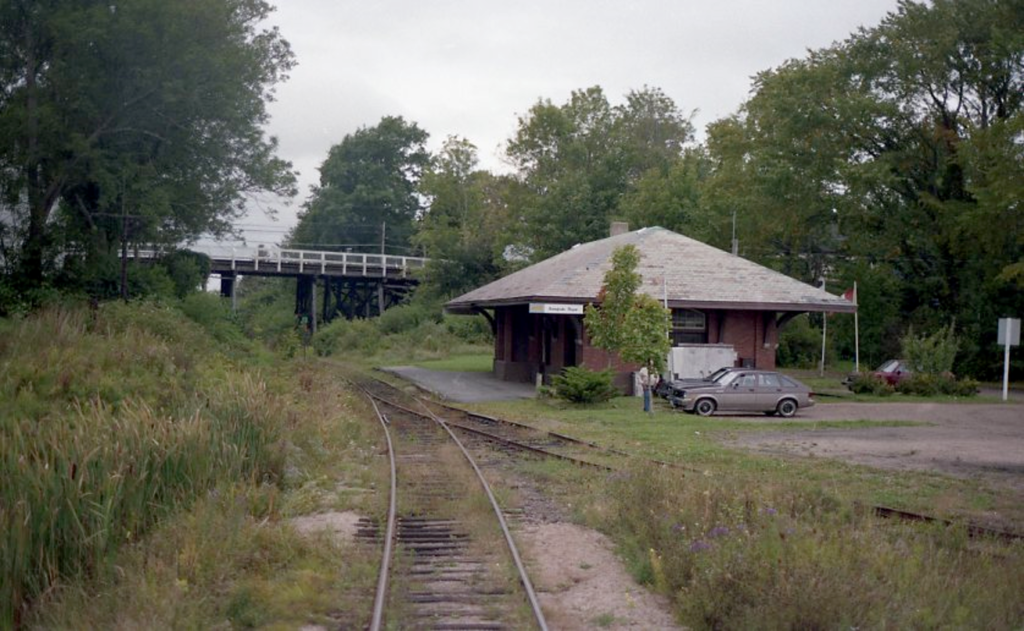 Annapolis Royal train station, 1989