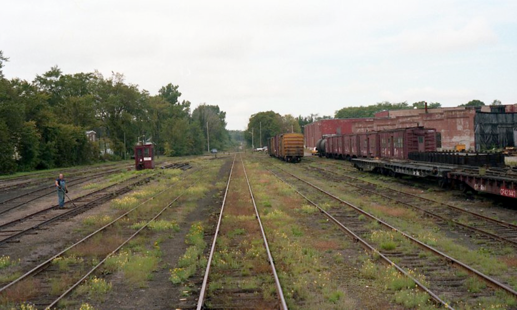 Kentville, Nova Scotia railway yard, 1989